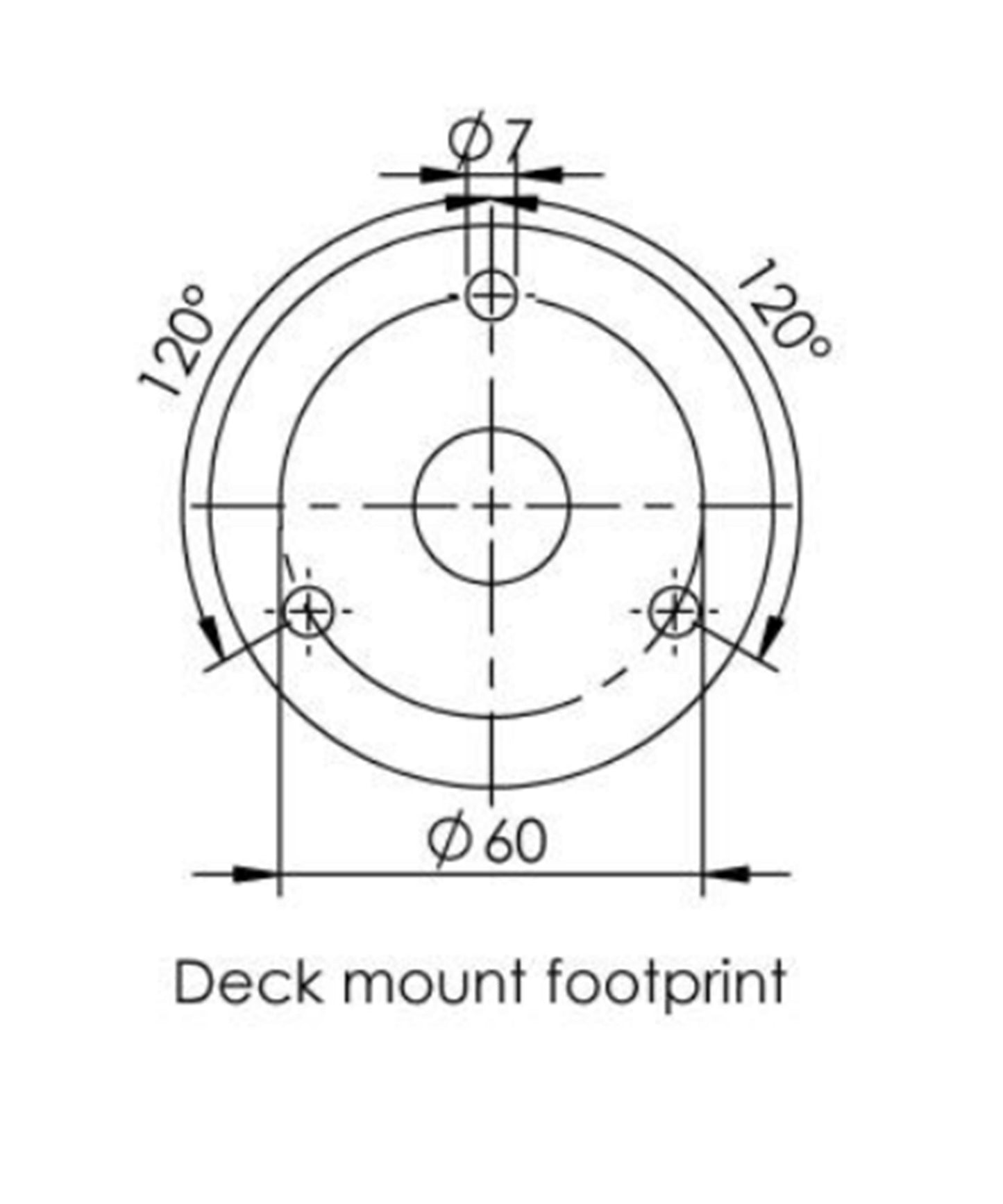 Photo of AC Antennas E179F Deck Mount