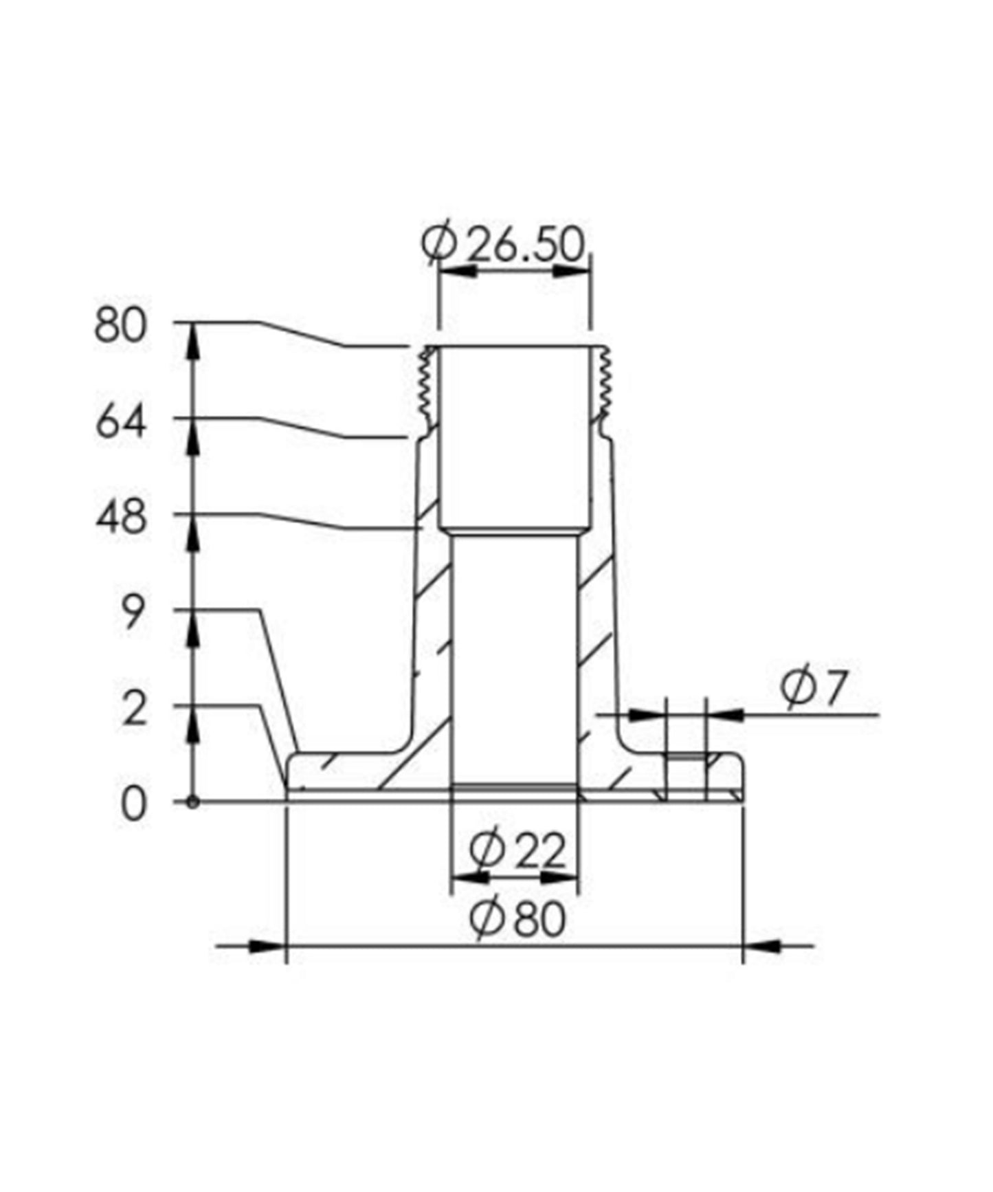 Photo of AC Antennas E179F Deck Mount
