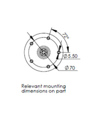 Photo of AC Antennas H040F Feed Trough for Wire Antennas
