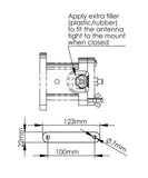 Photo of AC Antennas N200F Adjustable Upper Support