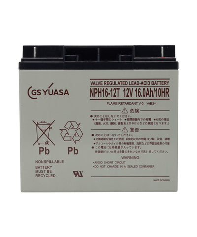 Photo of Yuasa NPH16-12T Rechargeable Lead Acid Battery 12V 16Ah