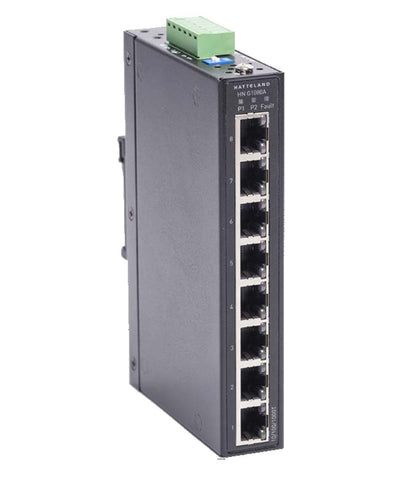 Photo of Hatteland 8-Port Slim Type Unmanaged Gigabit Industrial Switch