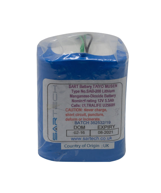 Photo of Sartech SAB200 Replacement Battery Pack for Taiyo Musen SART TBR-200, TBR-300